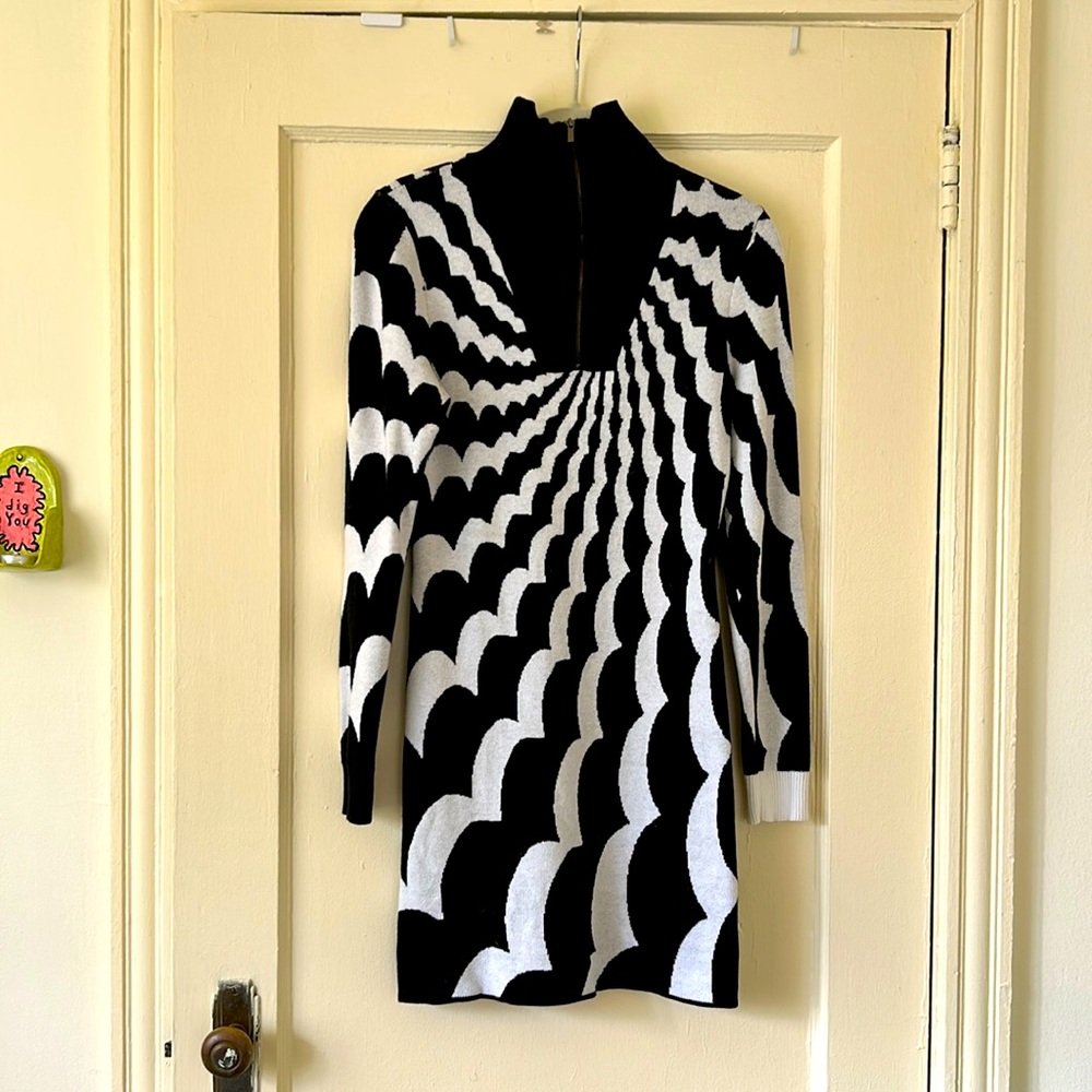 Another Girl knit long sleeve dress